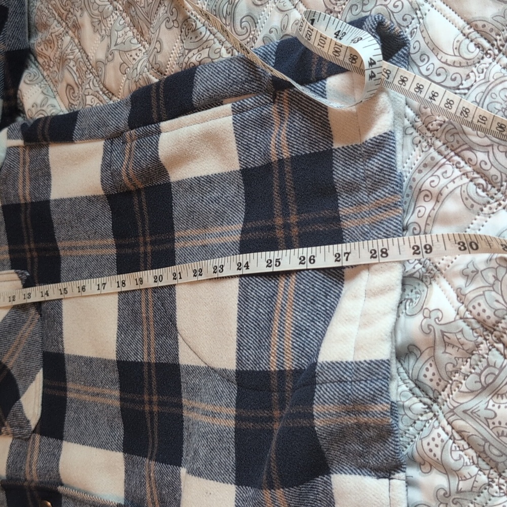 Plaid Button-Up Jacket - Picture 6 of 9
